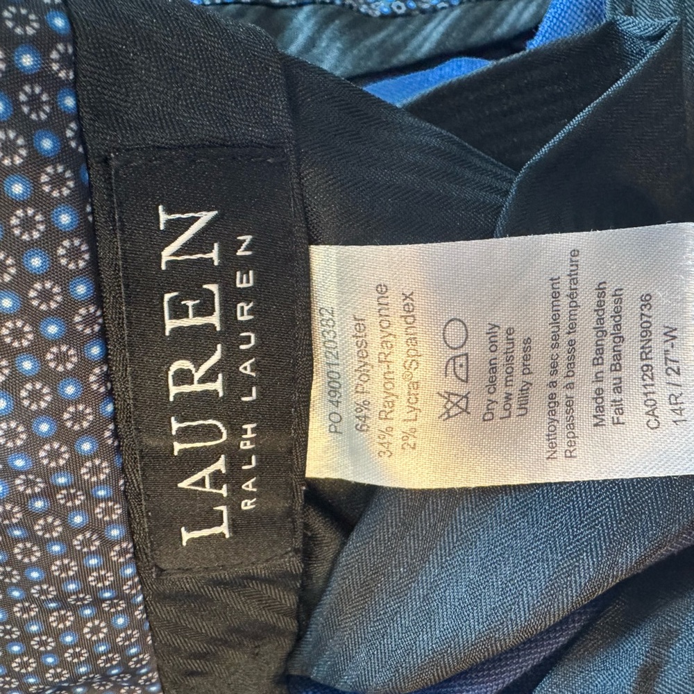 Ralph Lauren Boys Navy Blue Suit Jacket & Pants - Picture 3 of 3